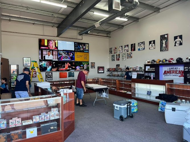 Pokemon trading card store in Bakersfield Great American Sports Cards Bakersfield California