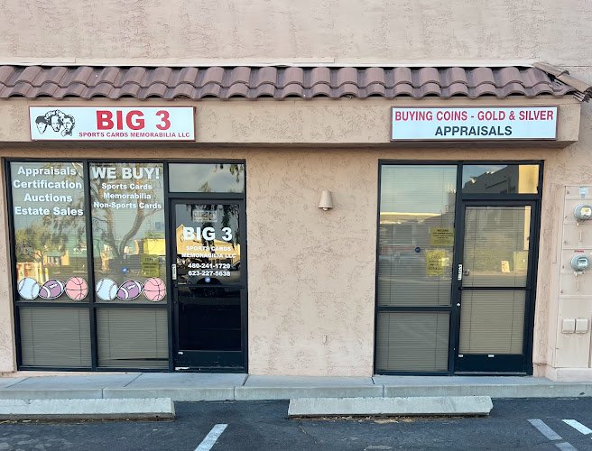 Pokemon trading card store in Fountain Hills Big 3 Sports Cards and Coins Fountain Hills Arizona