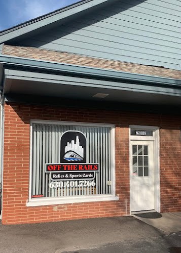 Pokemon trading card store in Medinah Off the Rails Relics & Sports Cards Medinah Illinois
