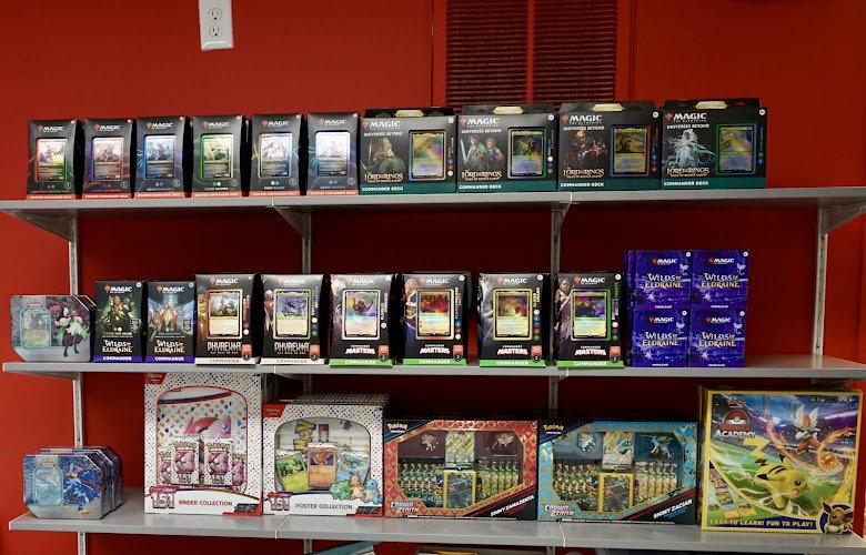 Pokemon trading card store in Monroe Upper Crust Games Monroe Connecticut
