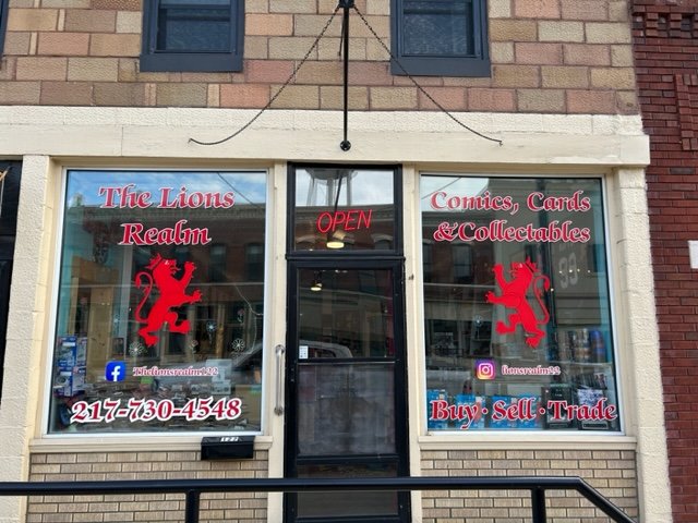Pokemon trading card store in Mt Sterling The Lion's Realm Mt Sterling Illinois