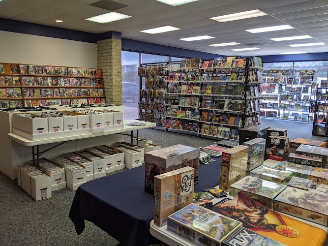 Pokemon trading card store in Norman Wizard's Asylum Comics and Games Norman Oklahoma