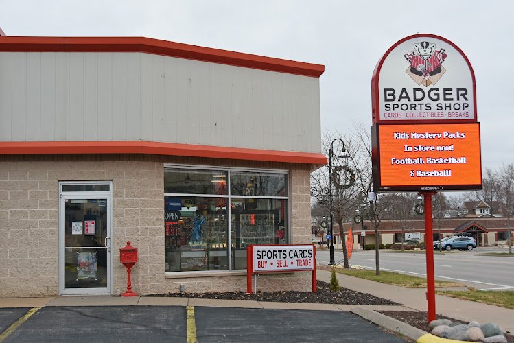 Pokemon trading card store in Onalaska Badger Breaks / Badger Sports Shop Onalaska Wisconsin