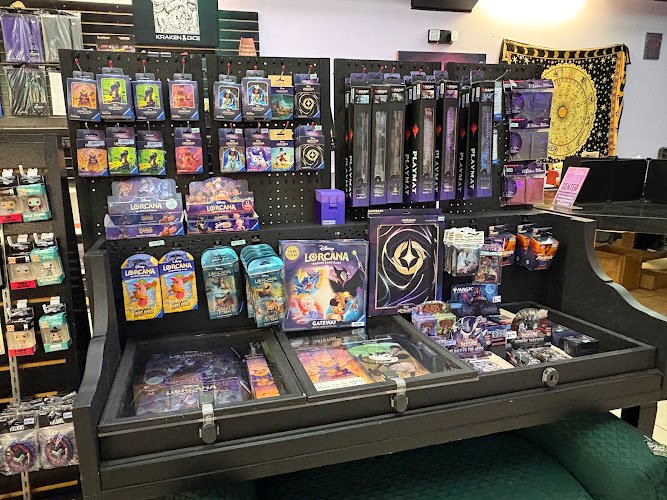 Pokemon trading card store in Port Richey Aetheria Arts & Dragon Café Port Richey Florida